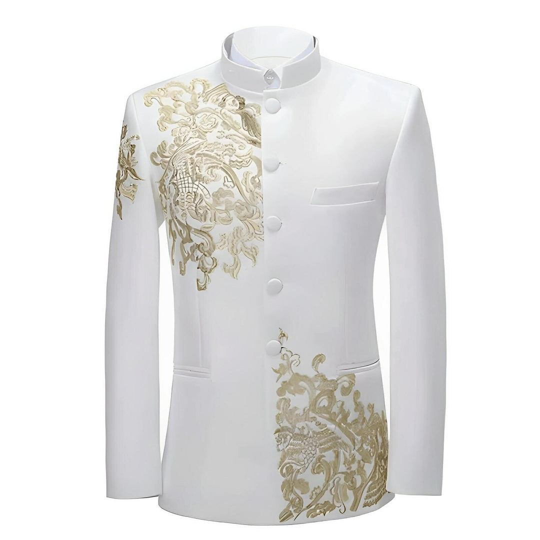 Jessop High-Collar Blazer Wynston Duke White 2XS 