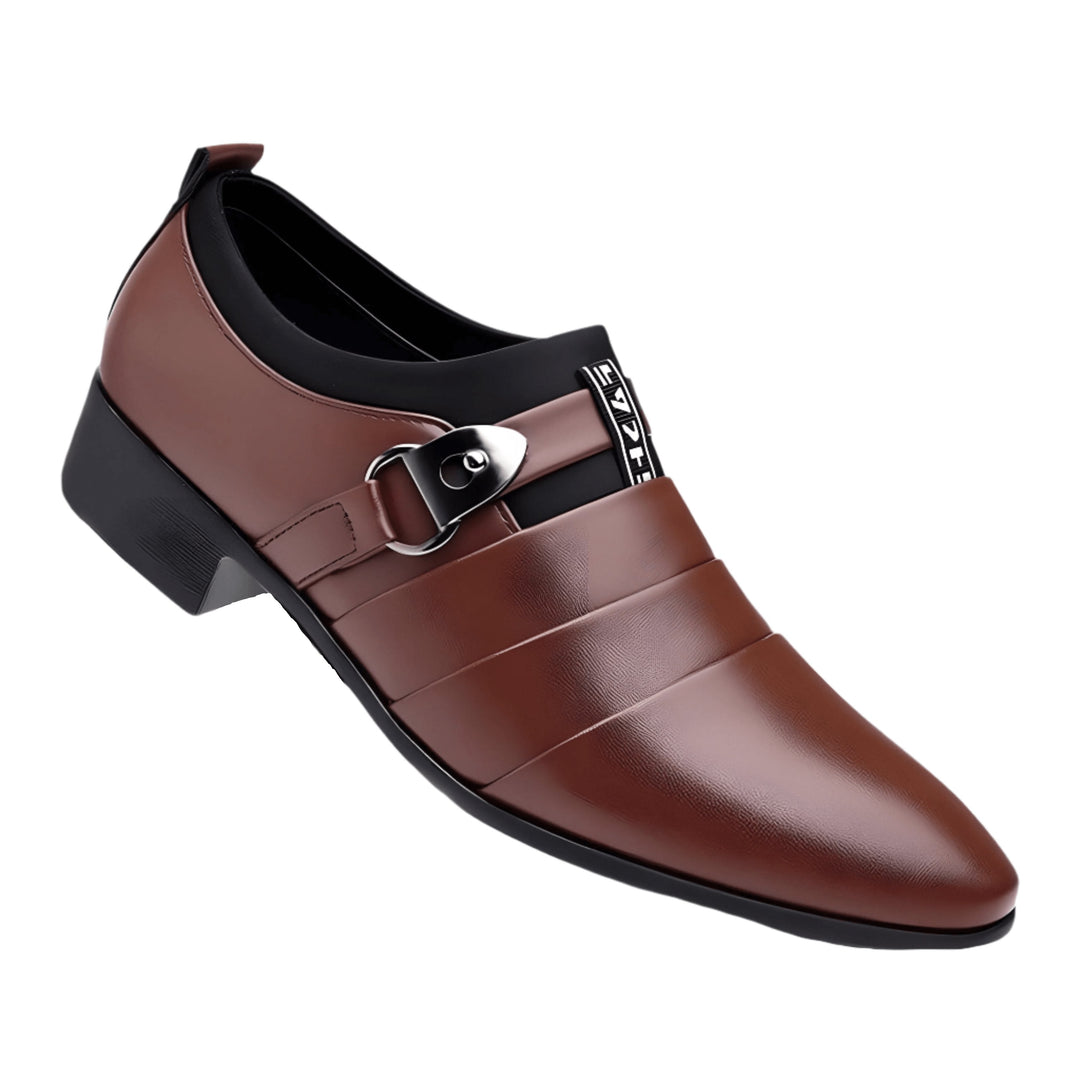 Kingsford Leather Oxfords Wynston Duke Brown 5 