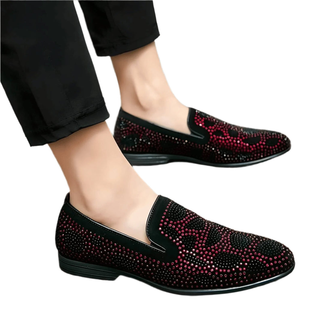 Kingsley Rhinestone Loafers Wynston Duke 