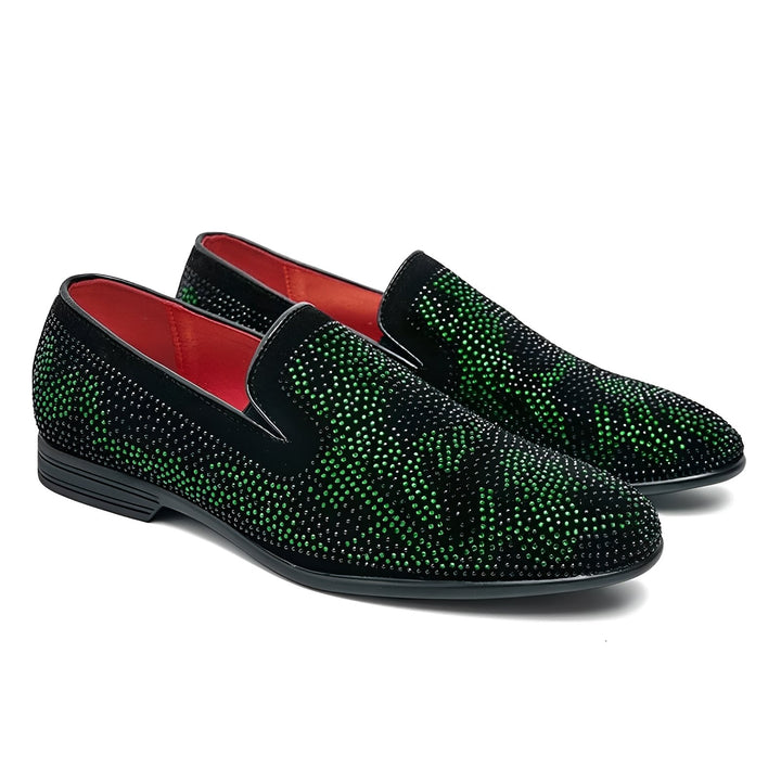 Kingsley Rhinestone Loafers Wynston Duke 