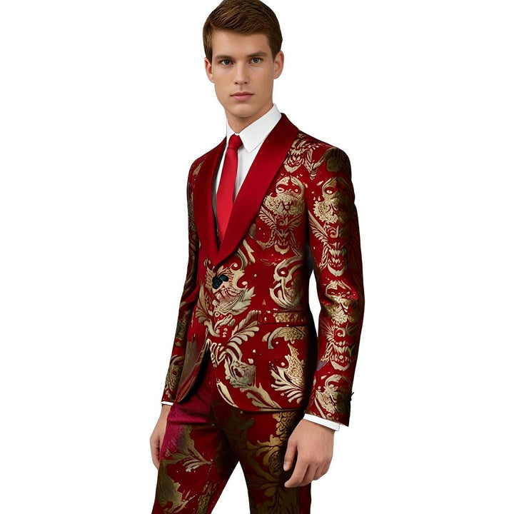 Loxley Jacquard Suit Wynston Duke 