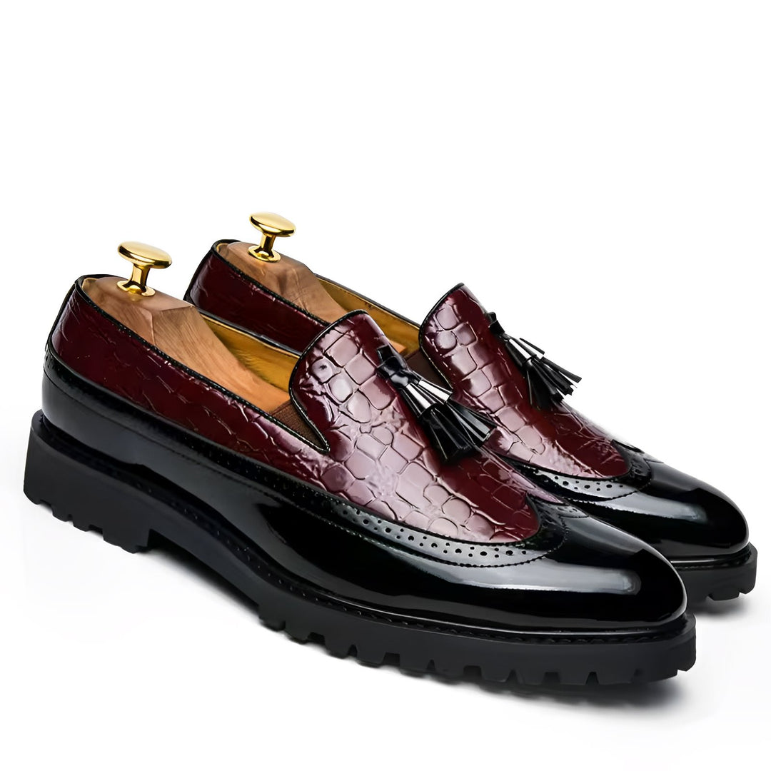Maison Platform Penny Loafers Wynston Duke Burgundy 5 