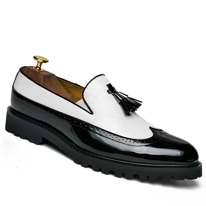 Maison Platform Penny Loafers Wynston Duke White 5 