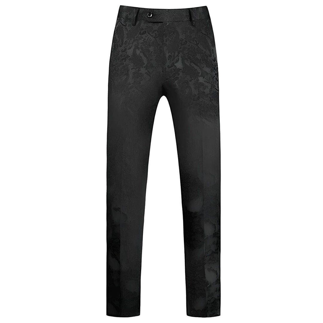Masson Jacquard Trousers Wynston Duke Black XS 