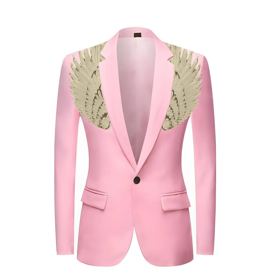 Metallic Wing Tailored Blazer Wynston Duke Gold 2XS 