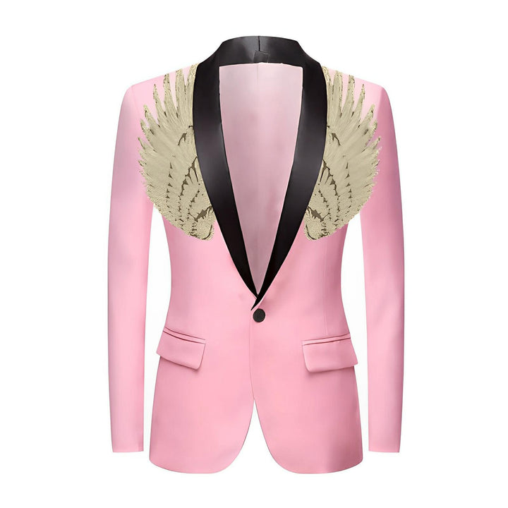 Metallic Wing Tailored Blazer Wynston Duke Gold / Black 2XS 