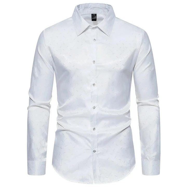 Mikel Silk Shirt Wynston Duke White S 