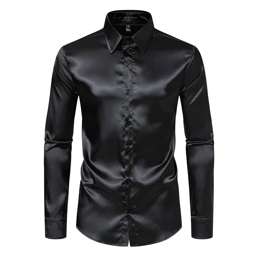 Ormond Silk Shirt Wynston Duke Black S 