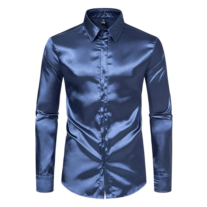 Ormond Silk Shirt Wynston Duke Navy S 