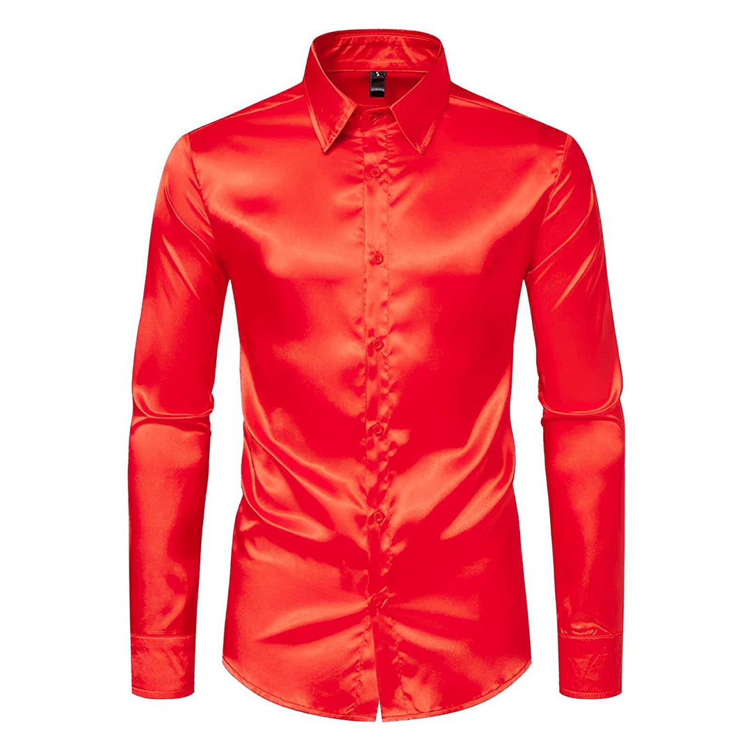 Ormond Silk Shirt Wynston Duke Red S 