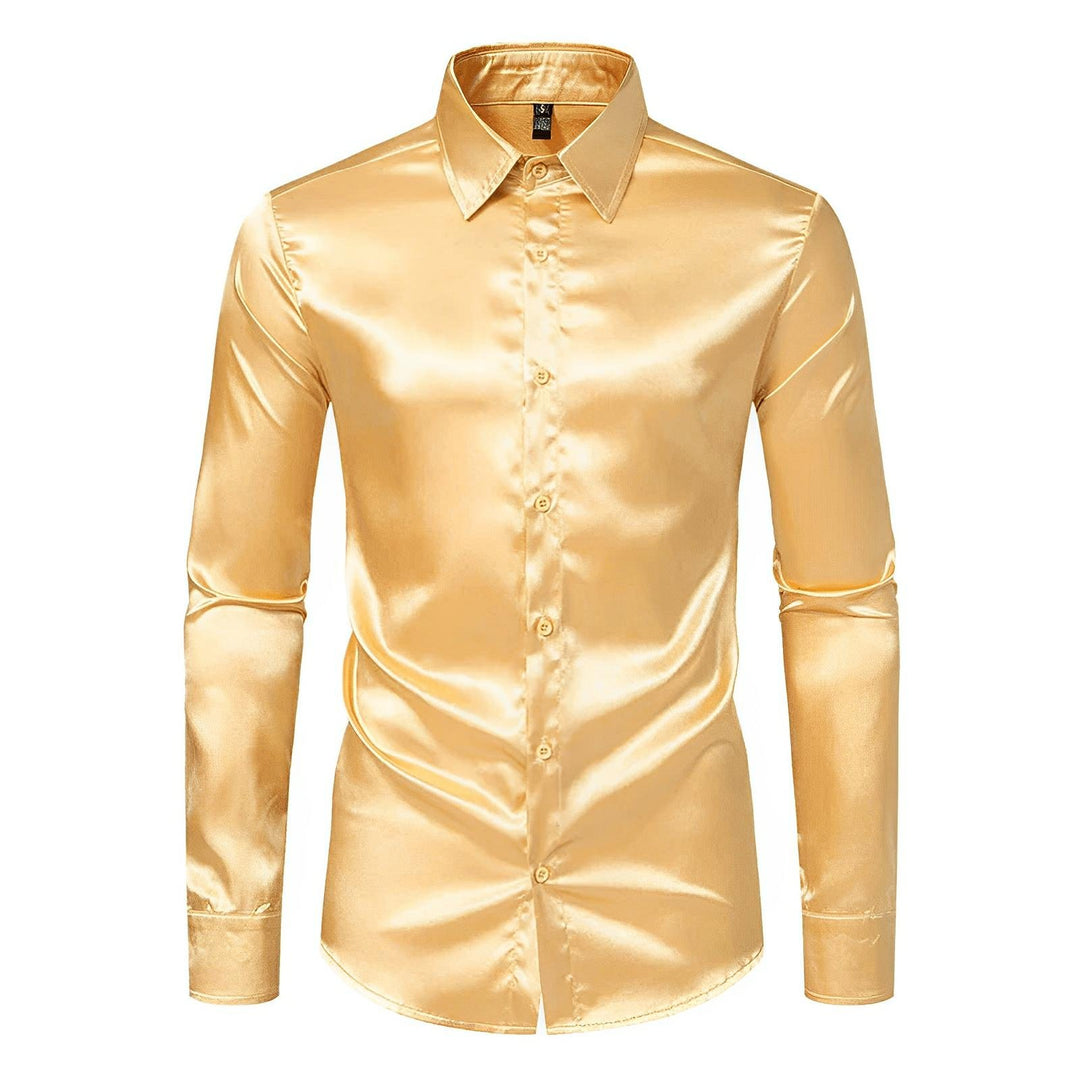 Ormond Silk Shirt Wynston Duke Yellow S 