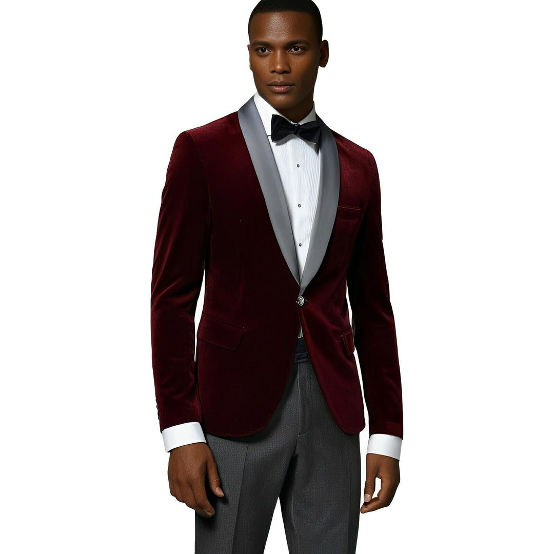 Osgood Velvet Blazer Wynston Duke 