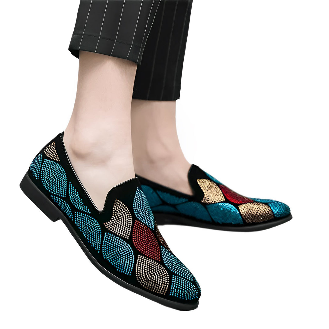 Overbury Rhinestone Loafers Wynston Duke 