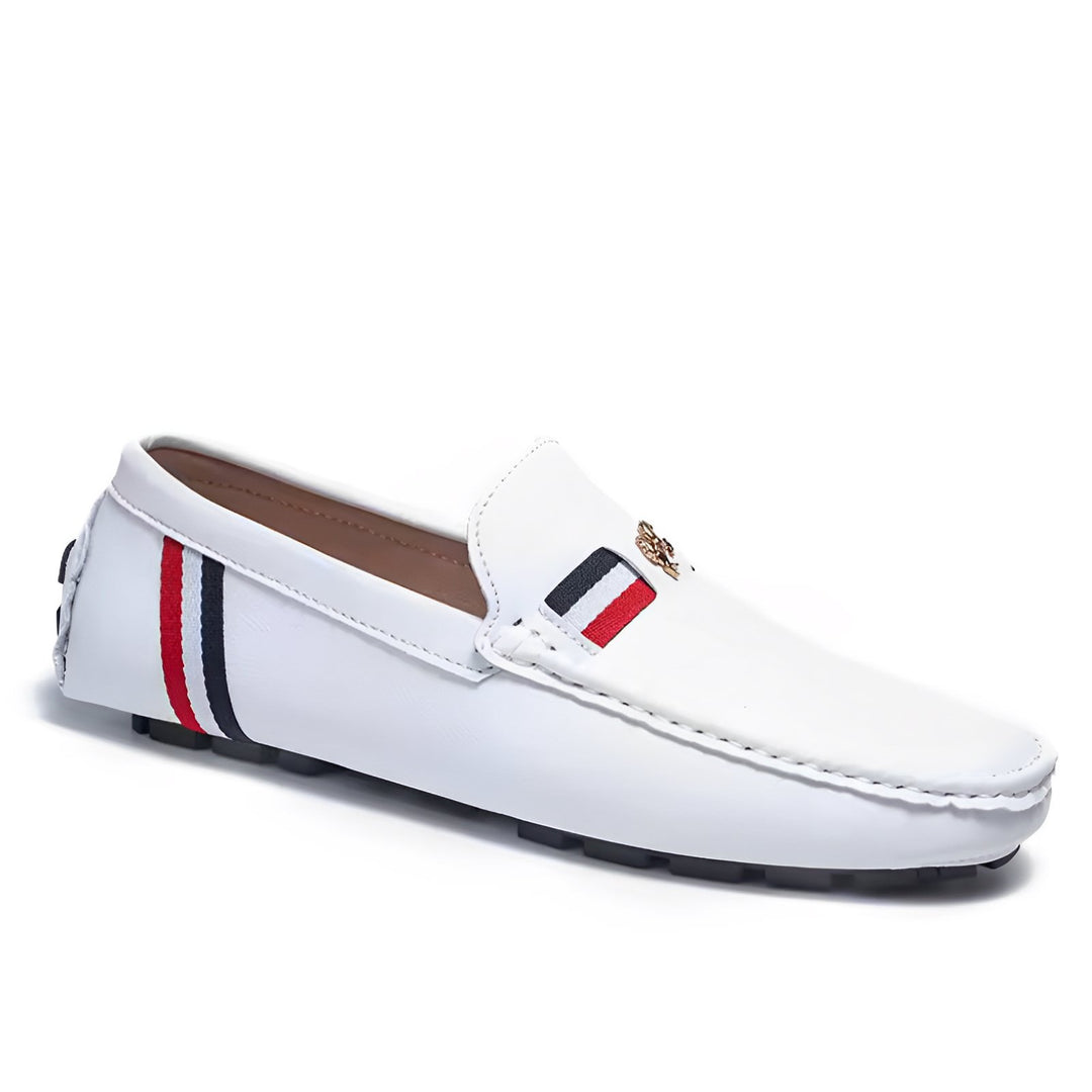 Paris Driving Loafers Wynston Duke White 5 