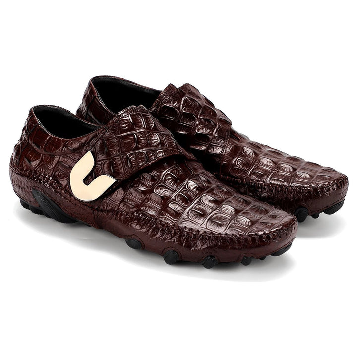 Quenby Faux Leather Loafers Wynston Duke Red 5.5 