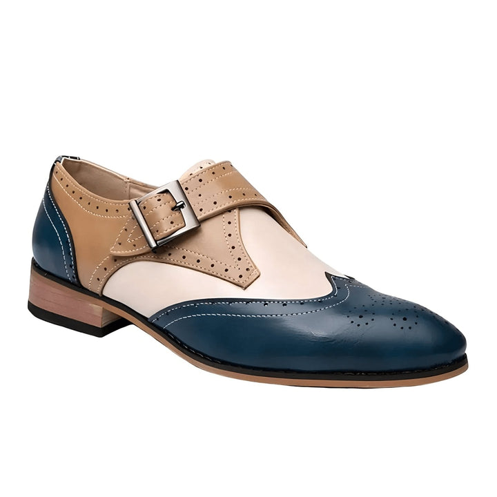 Radcliffe Monk Strap Oxfords Wynston Duke Blue 6.5 