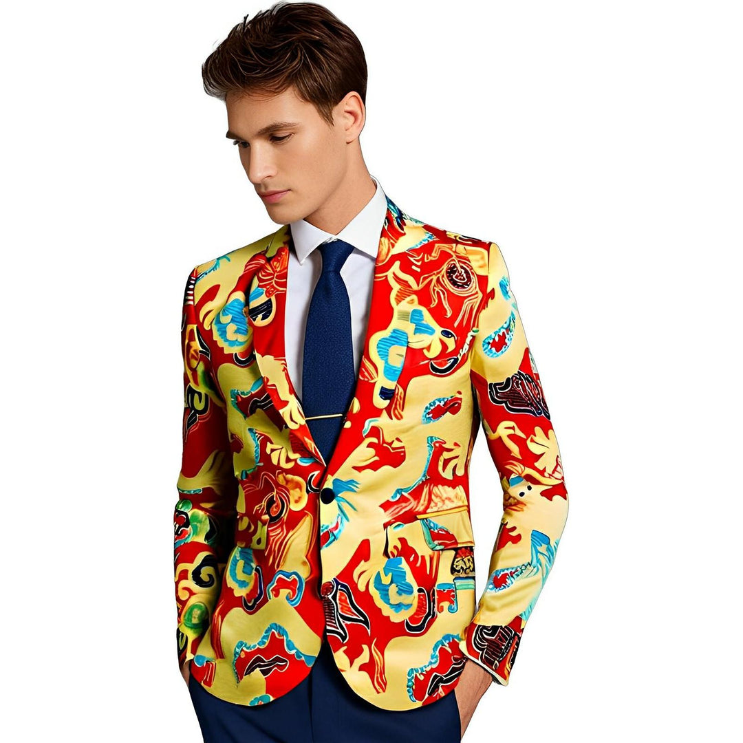 Redford Jacquard Blazer Wynston Duke 