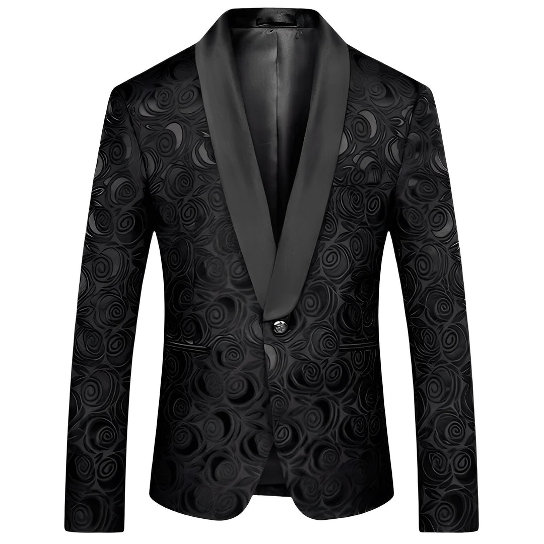 Remington Jacquard Blazer Wynston Duke Black XS 