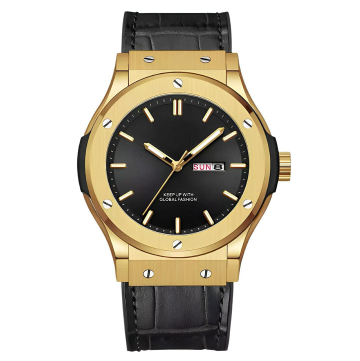 Renault Quartz Watch Wynston Duke Gold Black 