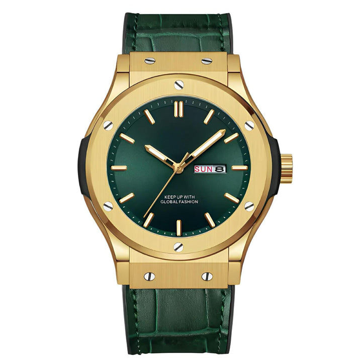 Renault Quartz Watch Wynston Duke Gold Green 