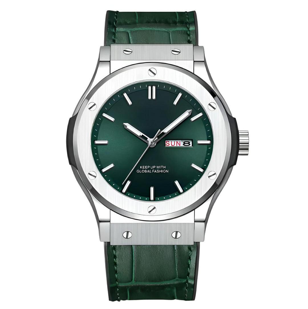 Renault Quartz Watch Wynston Duke Silver Green 