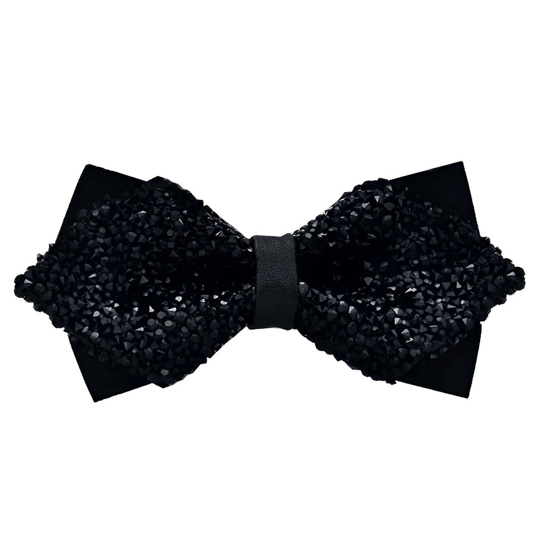 Sinclair Sequin Bow Tie Wynston Duke Black 