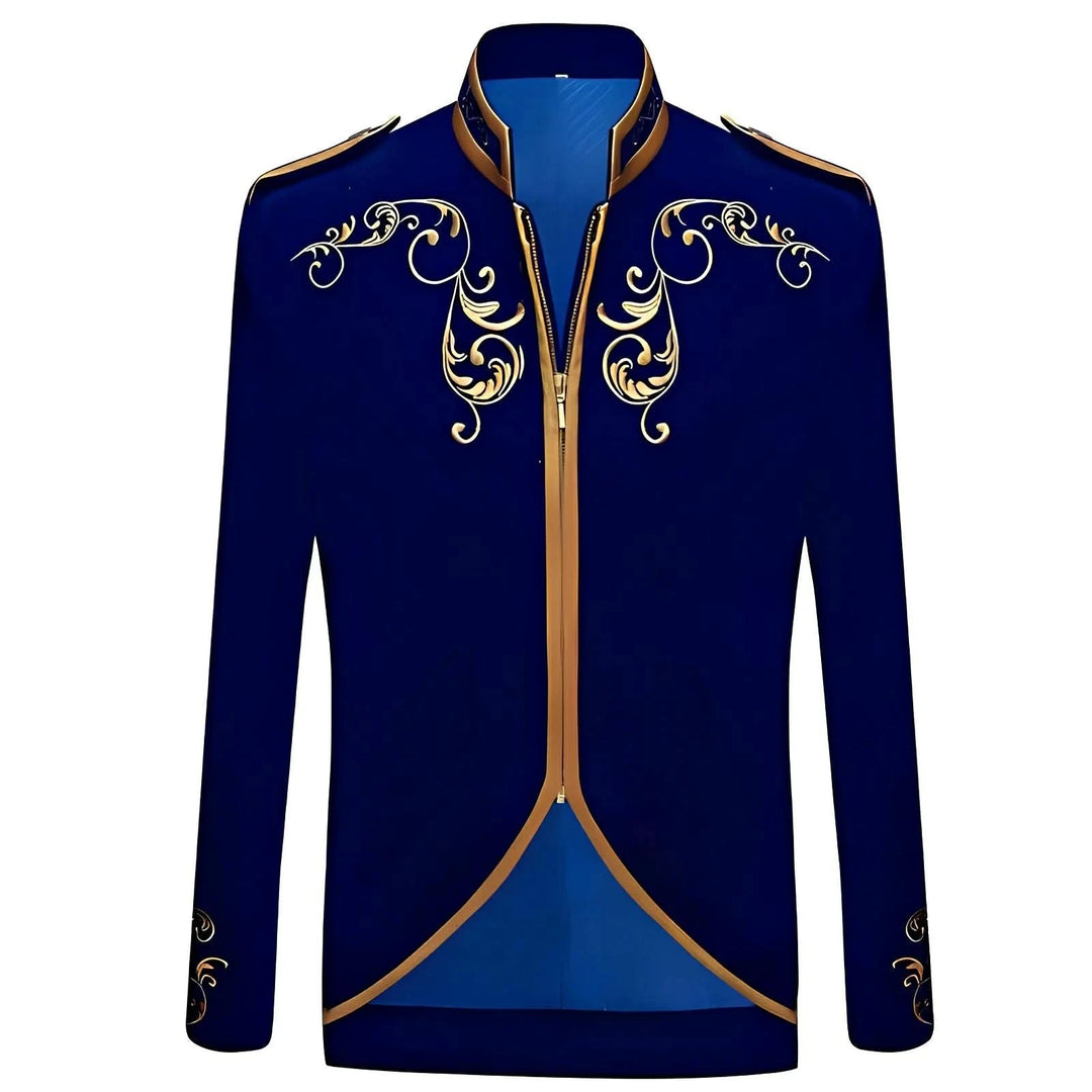St. Clair Embroidered Blazer Wynston Duke Blue XS 