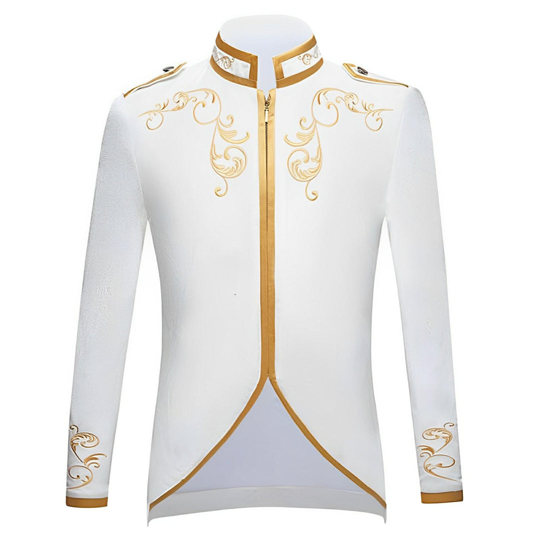St. Clair Embroidered Blazer Wynston Duke Ivory XS 
