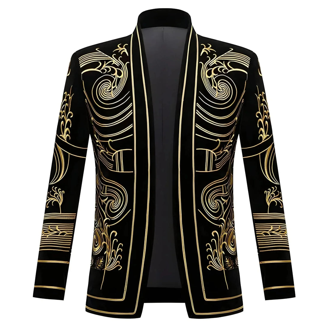 St. Michael Embroidered Blazer Wynston Duke XS 