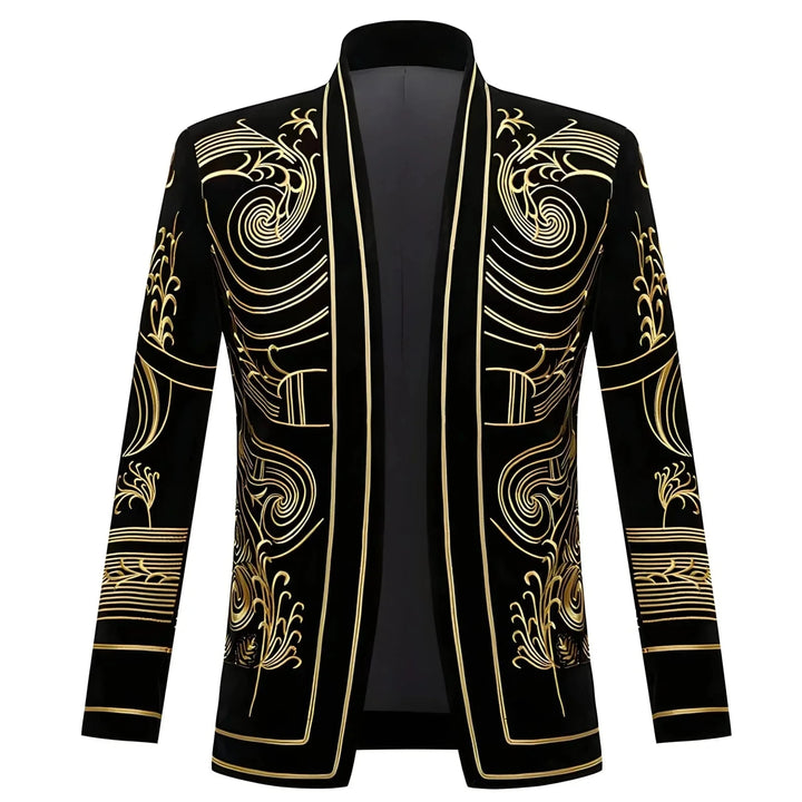 St. Michael Embroidered Blazer Wynston Duke XS 
