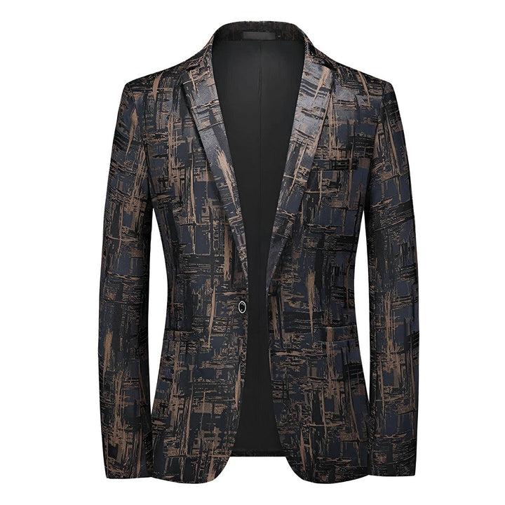 Tattersall Jacquard Blazer Wynston Duke Coffee 2XS 