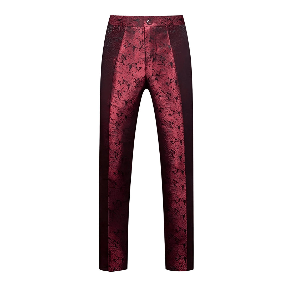 Torino Jacquard Trousers Wynston Duke Red XS 