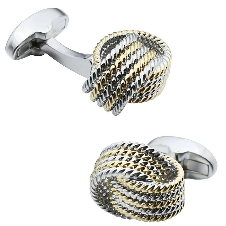 Treadwell Cufflinks Wynston Duke Silver and Gold 