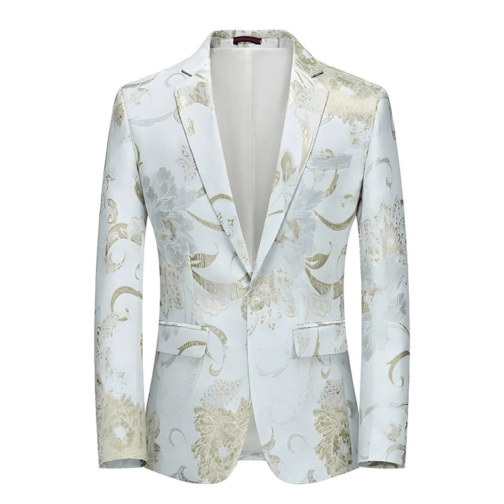 Treadwell Jacquard Blazer Wynston Duke White XS 