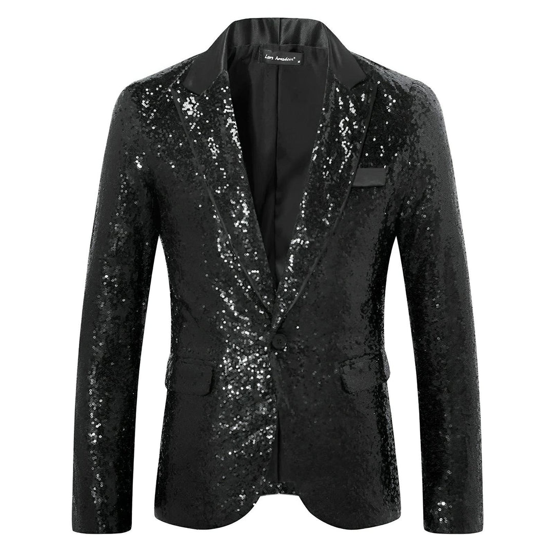 Vail Sequin Blazer Wynston Duke Black S 