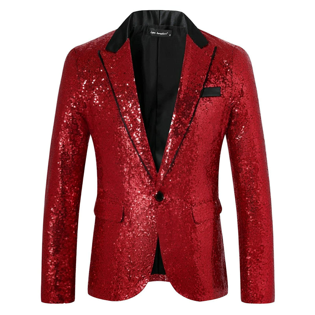 Vail Sequin Blazer Wynston Duke Red S 