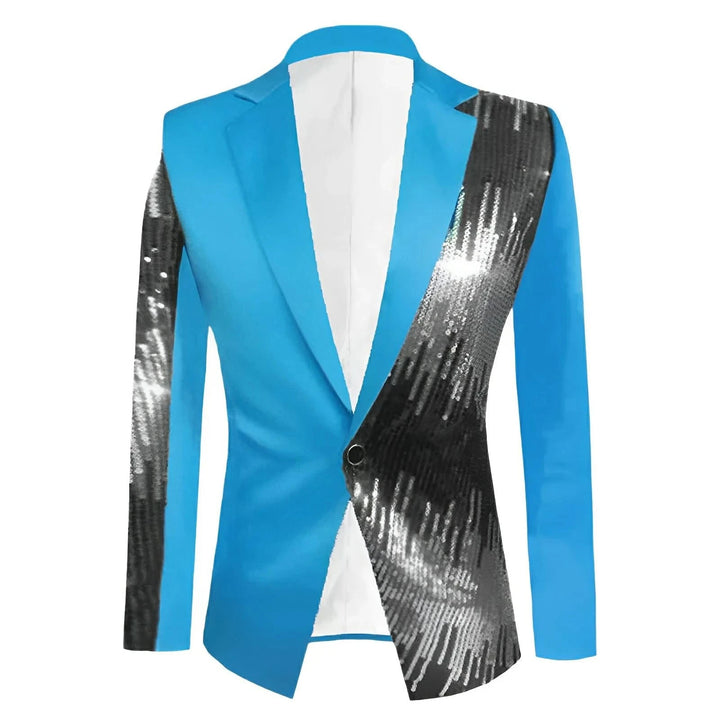 Valebridge Sequin Blazer Wynston Duke Sky Blue 2XS 