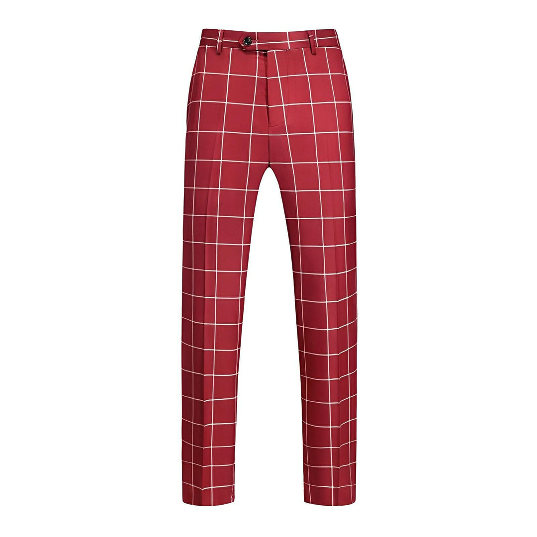 Valence Tailored Trousers Wynston Duke Burgundy XS 