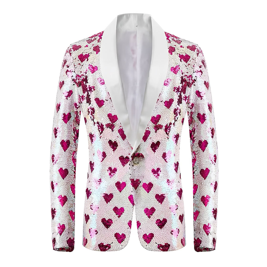 Valentine Sequin Blazer Wynston Duke XS 
