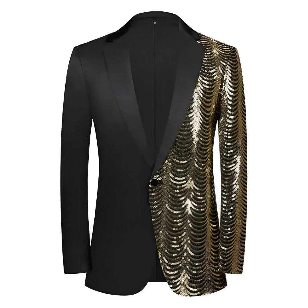 Veron Sequin Blazer Wynston Duke Gold XS 