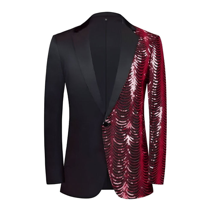 Veron Sequin Blazer Wynston Duke Red XS 