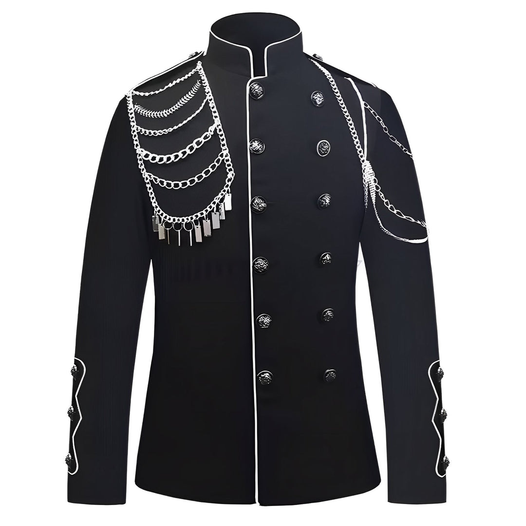 Vickery High-Collar Blazer Wynston Duke 36R 