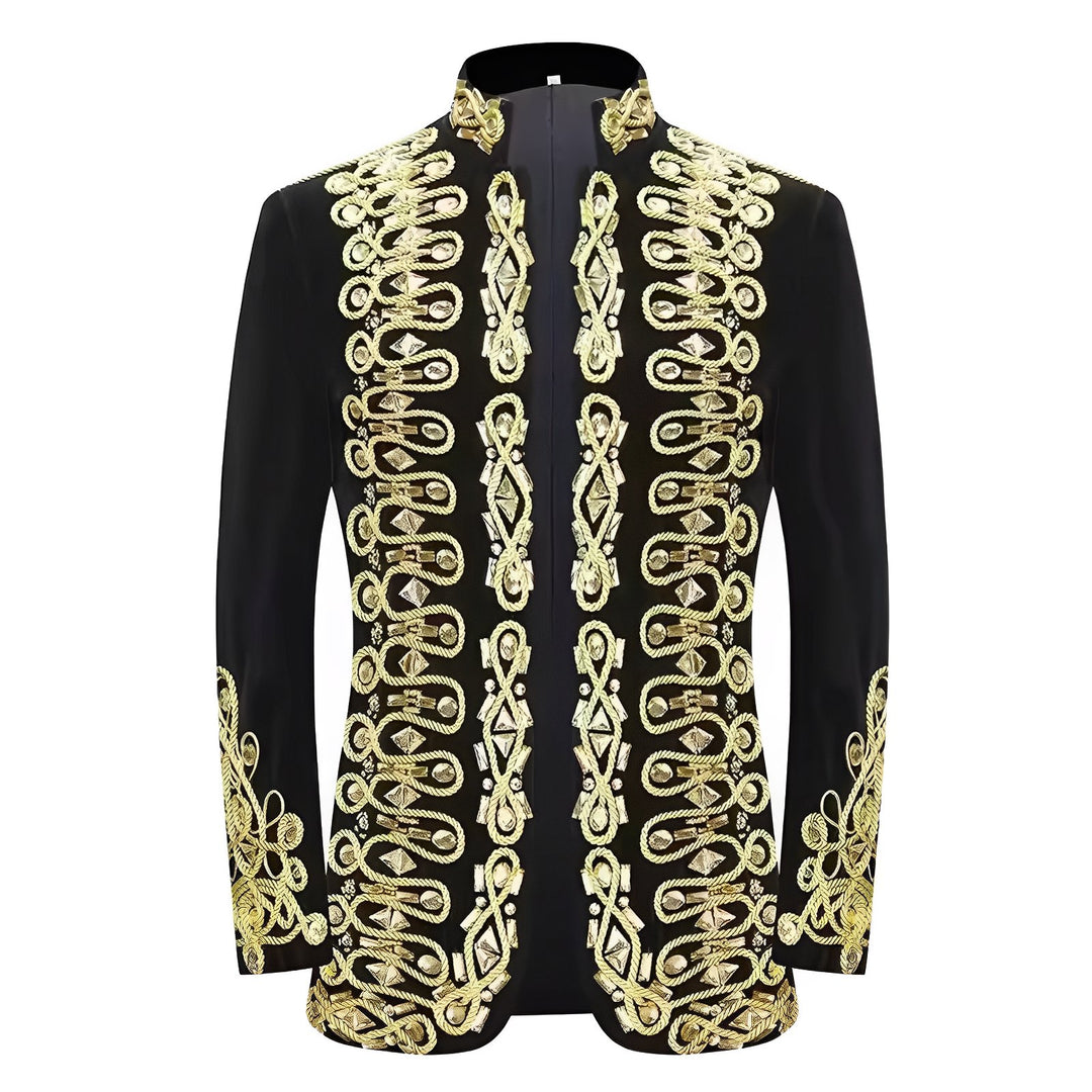 Westcott High-Collar Blazer Wynston Duke Gold 36R 
