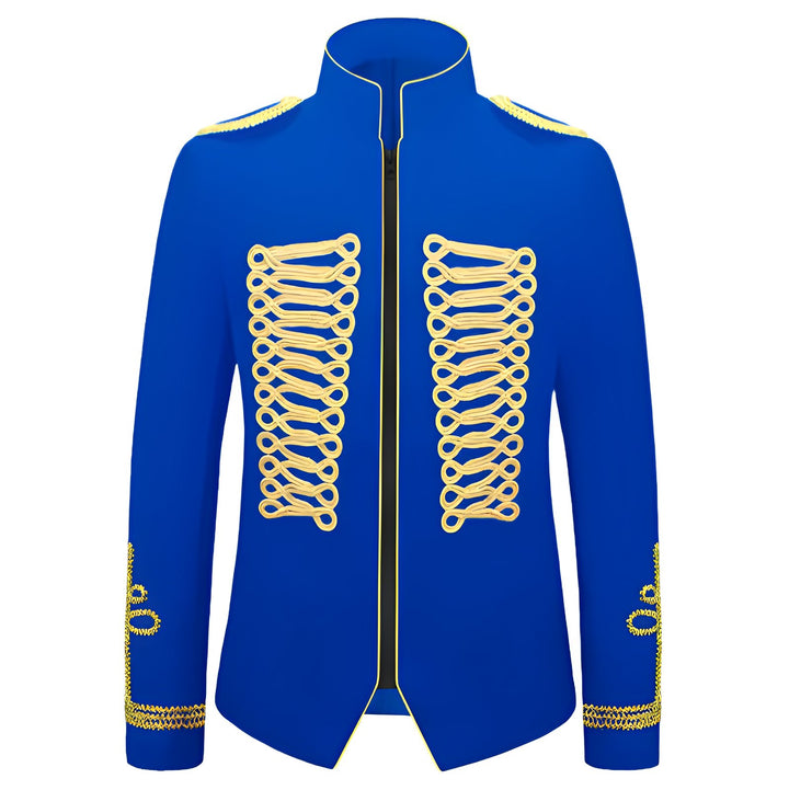 Yelverton High-Collar Blazer Wynston Duke Blue 36R 